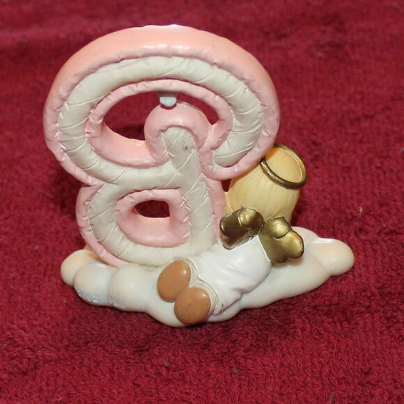 Precisiou Moments Angel Alphabet Letter "B" Figurine - Picture 3 of 3